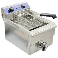 12" Countertop Electric Fryer with Valve EF-131V | SKU: FRY-EF-131V