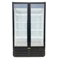 48" Pro-Kold Double Glass Door Merchandise Cooler 23.8 Cu.Ft., VC-43 | SKU: CLR-VC-43