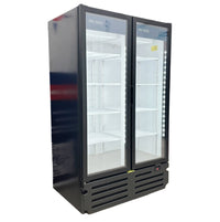 48" Pro-Kold Double Glass Door Merchandise Cooler 23.8 Cu.Ft., VC-43 | SKU: CLR-VC-43