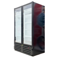 48" Pro-Kold Double Glass Door Merchandise Cooler 23.8 Cu.Ft., VC-43 | SKU: CLR-VC-43