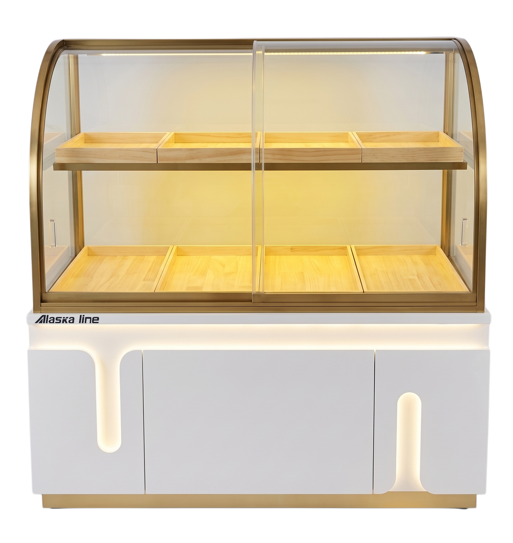 Alaska Line 55'' Pastry Dry Display Case HIT-02B | SKU: DSP-HIT-02B