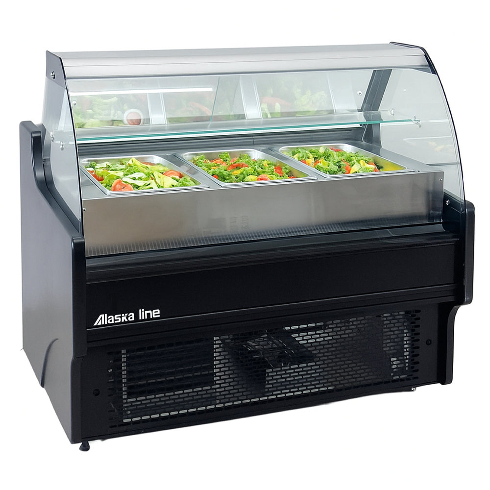 53'' Alaska-Line Salad Prep Table with GN Pan HIT-35 | SKU: PAN-HIT-35