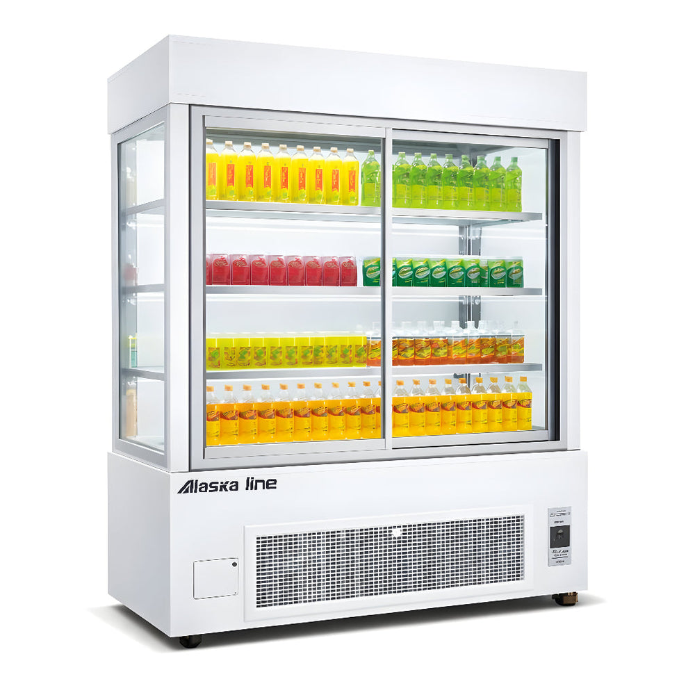 Alaska Line 59'' Sliding Glass Door Beverage/Pastry Showcase Refrigerator HIT-420 | SKU: CLR-HIT-420