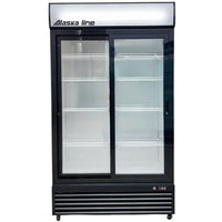 Alaska-Line 45'' Two Sliding Glass Door Cooler 36.7 Cu.Ft. Capacity, HIT-805 | SKU: CLR-HIT-805