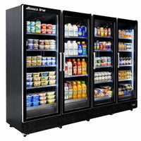 Alaska-Line Commercial Glass Door Display Refrigerator 4 Swing Door HIT-344H | SKU: CLR-HIT-344H