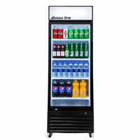 Alaska-Line 27.5"  Single Glass Door Cooler 23 Cu. Ft. Capacity HIT-804 | SKU: CLR-HIT-804