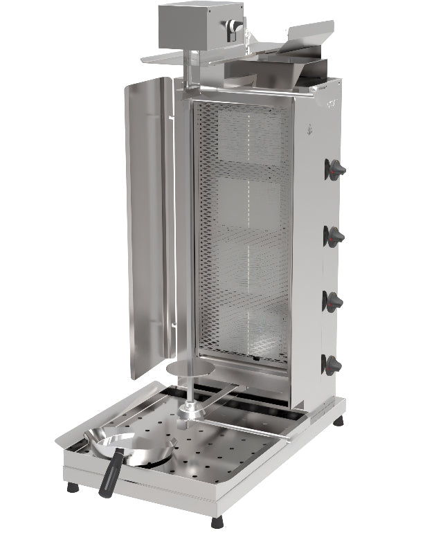 Inoksan Doner Shawarma Machine 4 Burner Natural Gas INO-PDG104MN | SKU: BRN-INO-PDG104MN