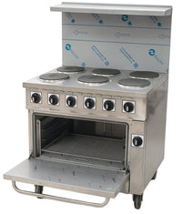 Sinco Signature 6 Burner 36" Electric Range & Oven SC-149 | SKU: OVN-SC-149
