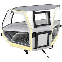 51'' Pro-Kold Curved Glass Meat Case Remote - MCRU-52-W | SKU: GLS-MCRU-52-W