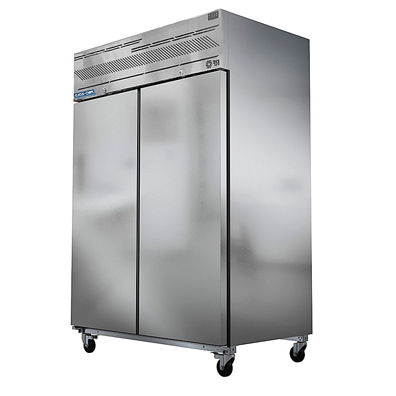 55'' Pro-Kold Double Solid Door Cooler 46.3 Cu.Ft. SSC-45-2DS | SKU: CLR-SSC-45-2DS