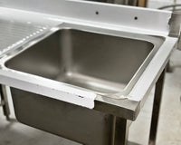 48'' Stainless Steel One Compartment & Left Drainboard Sink ZZ-DXY-1260 | SKU: SNK-ZZ-DXY-1260