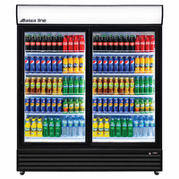 Alaska-Line 52'' Double Sliding Glass Door Cooler - 38.3 Cu.Ft. HIT-801 | SKU: CLR-HIT-801