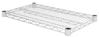 Individual Chrome/Black Epoxy Wire Shelf - Various Sizes | SKU: SHF-WS1424B