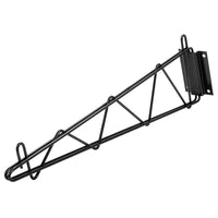 Wire Chrome/Black Epoxy Wall Brackets (Set of 2) | SKU: WCE-WS14BWB
