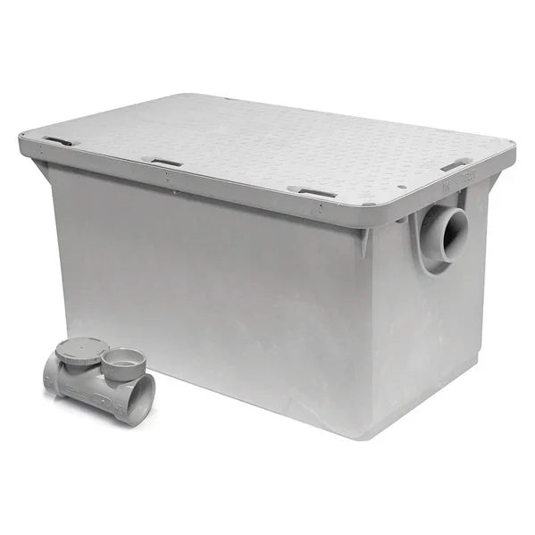 Canplas 25 GPM Grease Interceptor - 50 lb. Capacity Min., 2" Connection 3925XTA02 | SKU: CGG-3925XTA02