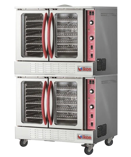 Ikon Double Deck Gas Convection Oven - 108,000 BTU IGCO-2 | SKU: OVN-IGCO-2