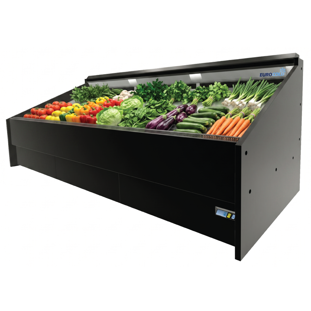 EuroCold 98" Open Merchandiser Vegetable Case Remote VCRDSL-8 | SKU: EOM-VCRDSL-8