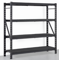 79'' Heavy Duty Warehouse Rack, Black YD-S029B | SKU: RCK-YD-S029B
