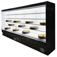 Alaska-Line 152'' - 12Ft. Open Air Merchandise Display Cooler w/ Curtain 63.4 Cu.Ft. HIT-1573 | SKU: CLR-HIT-1573