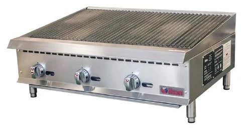 Ikon 36" Gas Radiant Charbroiler - 105,000 BTU IRB-36 | SKU: IRC-IRB-36