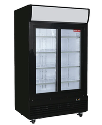 New Air 48" Two Sliding Glass Door Merchandiser NGR-48-S | SKU: GLS-NGR-48-S