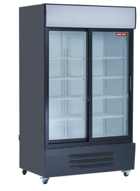New Air 55" Two Sliding Glass Door Merchandiser NGR-115-S | SKU: GLS-NGR-115-S
