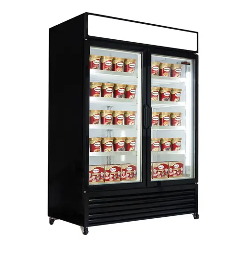 New Air 54.5" Two Glass Door Reach-In Freezer with 1073L Capacity NGF-122-H | SKU: FRZ-NGF-122-H