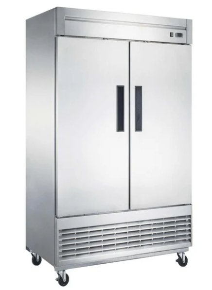 New Air 55″ 2-Door Solid Reach In Refrigerator NSR-115-H | SKU: CLR-NSR-115-H