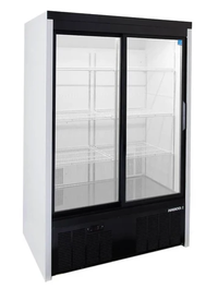 Habco Double Sliding Door 47" Wide Display Refrigerator SE40EHC | SKU: CLR-SE40EHC