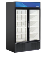 Habco 47.5" Two Glass Swing Door Merchandiser Freezer - SF46HCBXM | SKU: FRZ-SF46HCBXM