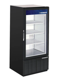 Habco 24" 3-Shelf Single Door Refrigerated Merchandiser ESM10HC | SKU: CLR-ESM10HC