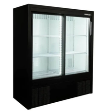 Habco ESM14SL54HC 47" 6-Shelf Double Sliding Door Merchandising Refrigerator | SKU: CLR-ESM14SL54HC