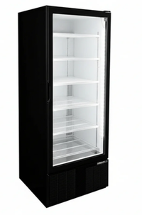 Habco ESM28HCTD 30" Wide 78" High 1 Swing Door Glass Refrigerator Merchandiser | SKU: CLR-ESM28HCTD