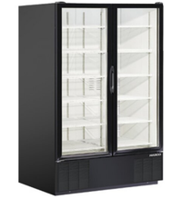 Habco ESM49HCTD 54" 10-Shelf Double Swing Glass Door Refrigerated Merchandiser | SKU: CLR-ESM49HCTD
