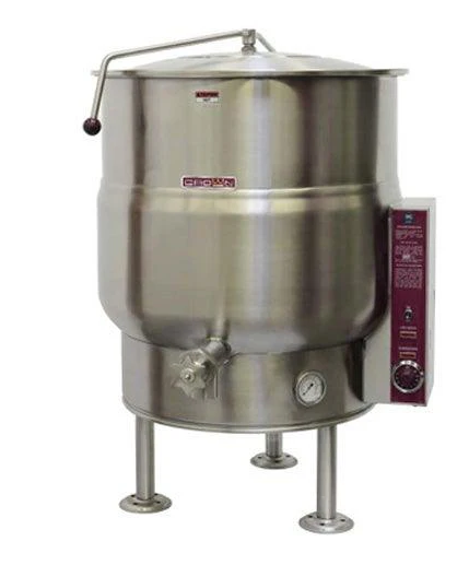 Crown Steam 80-Gallon Electric Steam Kettle - 208V EL-80 | SKU: KTL-EL-80