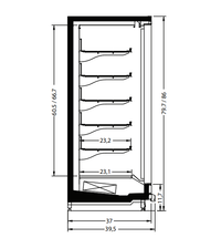 EuroCold 123" Four Door Glass Door Freezer Remote GDF-MERIC-4 | SKU: FRZ-GDF-MERIC-4