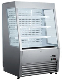 Kool-It 36.2" Grab and Go Open Air Cooler Display - 14 Cu. Ft. Capacity KOM-36 SS | SKU: CLR-KOM-36-SS