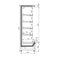 37'' Alaska-Line Heated Display Showcase HIT-105 | SKU: WRM-HIT-105