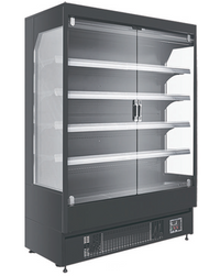 51.7'' Alaska Line Double Glass Door Cooler 21 Cu.Ft. Capacity, HIT-64 | SKU: CLR-HIT-64-51P7IN