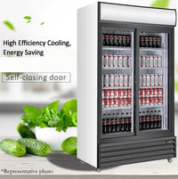 Alaska-Line 52" Double Swing Glass Door Cooler 38.3 Cu.Ft., HIT-802 | SKU: CLR-HIT-802