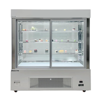 Alaska Line 70.8'' Upright Sliding Glass Door Beverage/Pastry Showcase Refrigerator HIT-421 | SKU: CLR-HIT-421