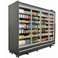 99'' Alaska-Line 4 Swing Glass Door Cooler HIT-500 | SKU: CLR-HIT-500
