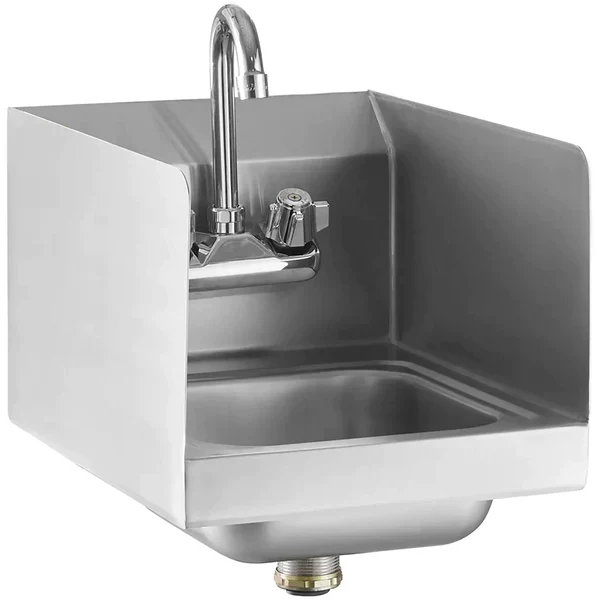 Sinco Hand Sink with Side Splash Guards SF-SINK17S | SKU: SNK-SF-SINK17S