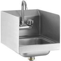 Sinco Hand Sink with Side Splash Guards SF-SINK17S | SKU: SNK-SF-SINK17S