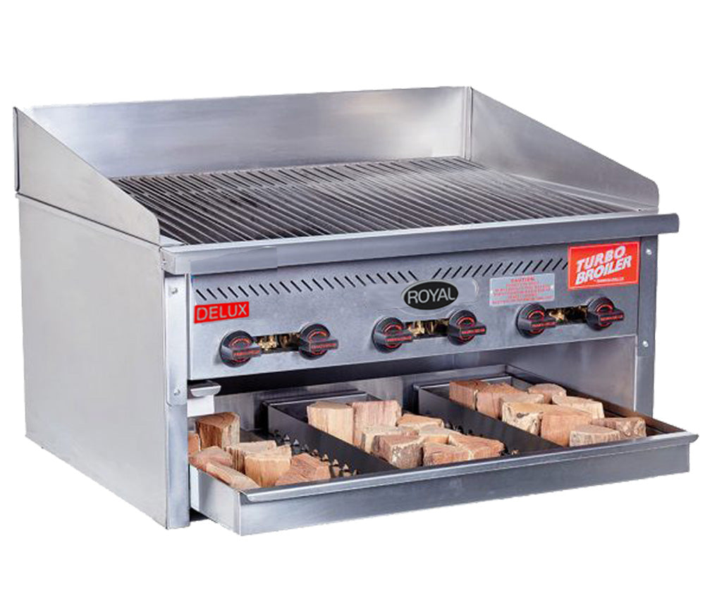Royal Range 36'' Countertop Gas Charbroiler TB-836-SM | SKU: RNG-TB-836-SM